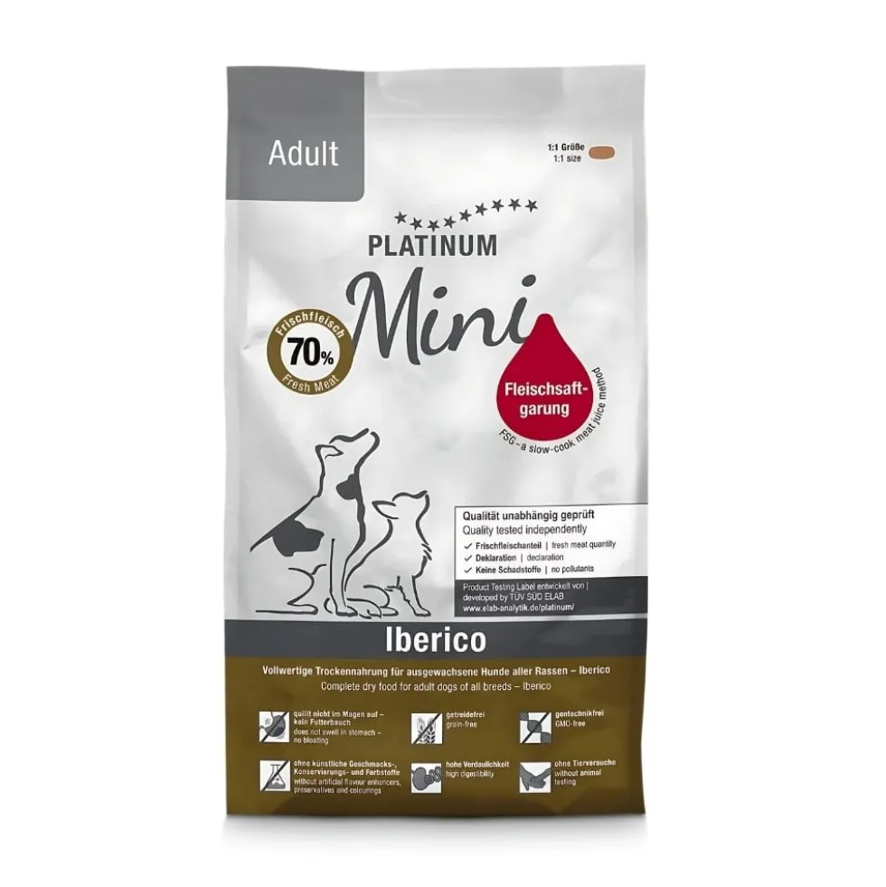 Platinum Mini Pienso Semihúmedo de Cerdo Ibérico para Perro Pequeño