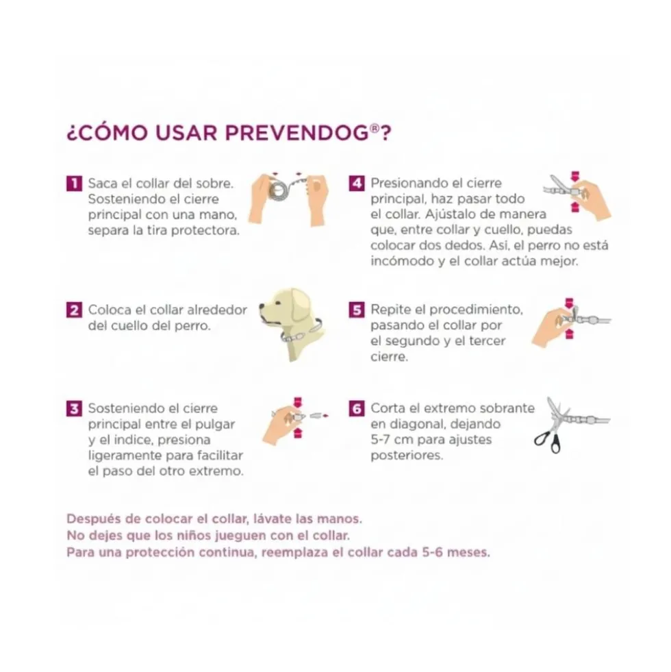 PrevenDog Collar Antiparasitario 35cm para Perros hasta 5kg