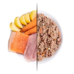 Puromenu Menú Cocinado Pavo y Salmón de Chef para Perro