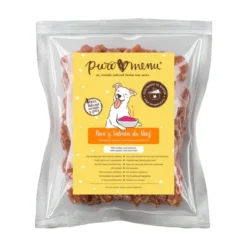 Puromenu Menú Cocinado Pavo y Salmón de Chef para Perro