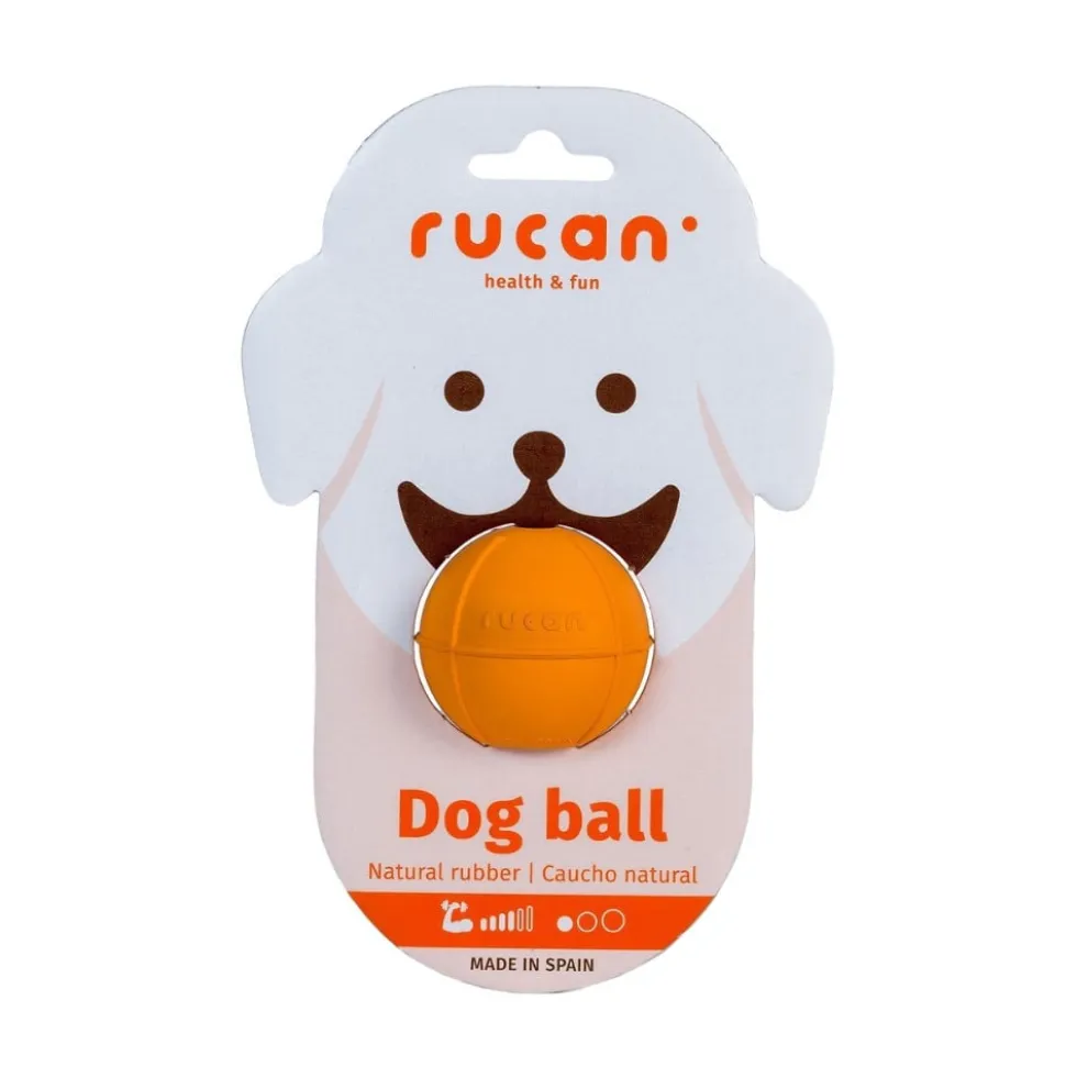Rucan Dog Ball Pelota Naranja para Perro