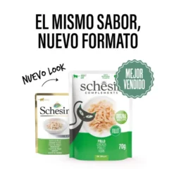 Schesir Complements Filetes de Pollo en Gelatina para Gatos