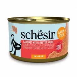 Schesir Lata Paté de Sardinas en Salsa de Bogavante para Gato