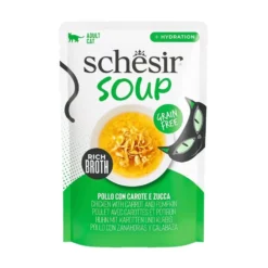 Schesir Sopa de Pollo con Calabaza para Gato