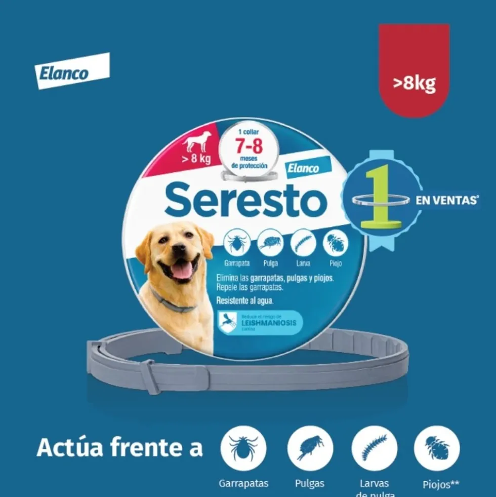 Seresto Collar Antiparasitario para Perro