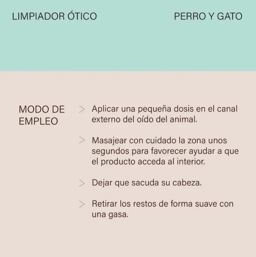 Söfure Limpiador de Oídos Natural para Perros y Gatos
