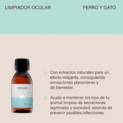 Söfure Limpiador de Ojos Natural para Perros y Gatos