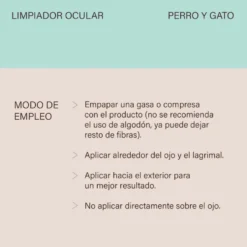 Söfure Limpiador de Ojos Natural para Perros y Gatos