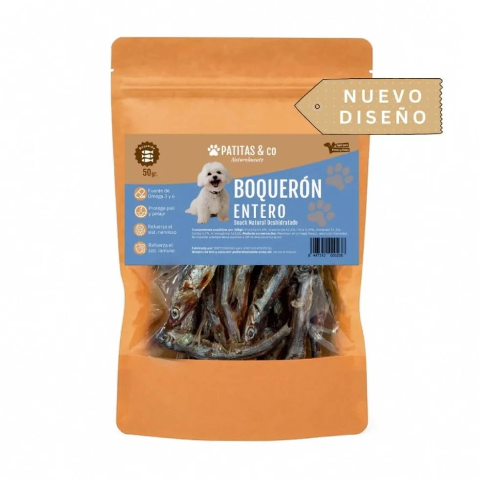 Snack Natural Boquerones Enteros Patitas