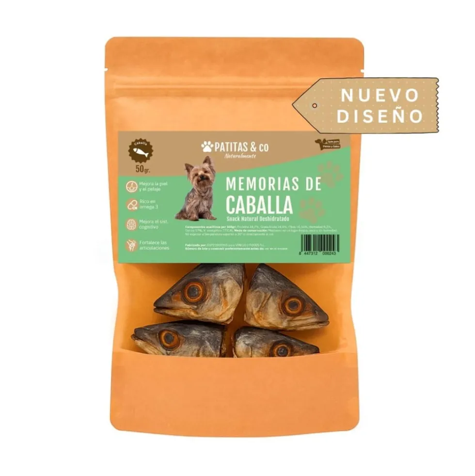 Snack Natural Memoria de Caballa Patitas