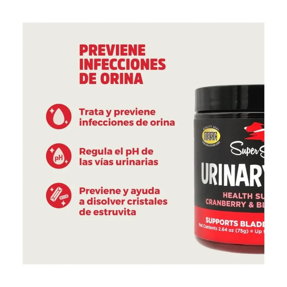 Suplemento Super Snouts Urinary Berry