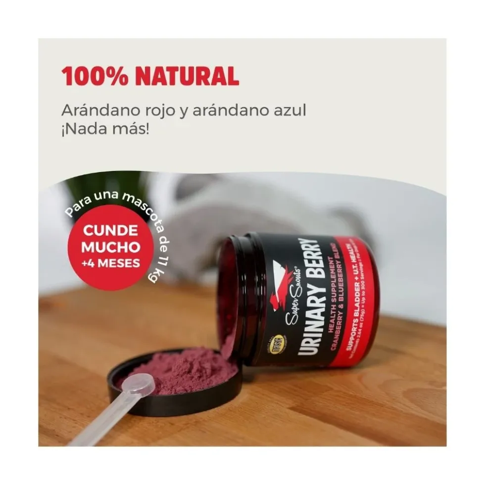 Suplemento Super Snouts Urinary Berry