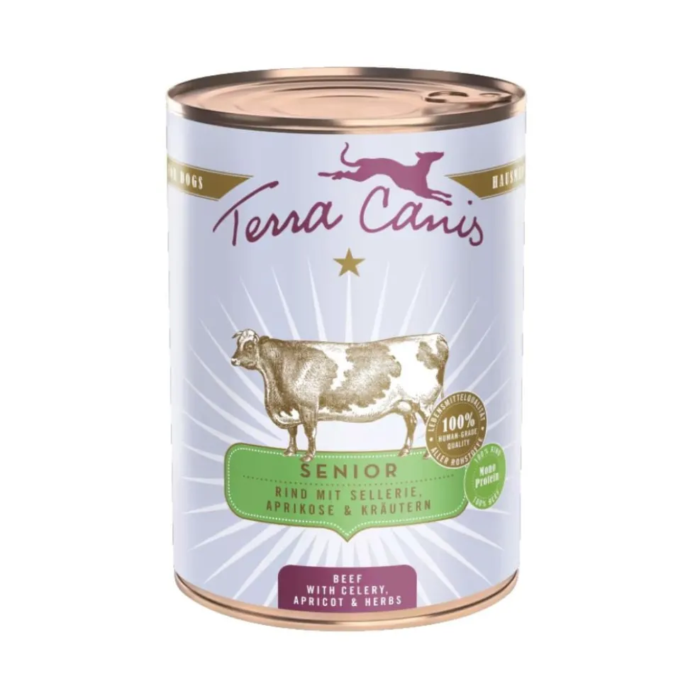Terra Canis Senior Lata de Buey con Apio para Perros
