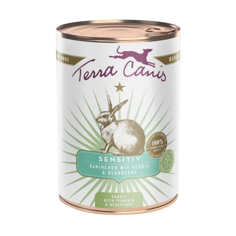 Terra Canis Sensitive Lata de Conejo con Calabaza para Perro