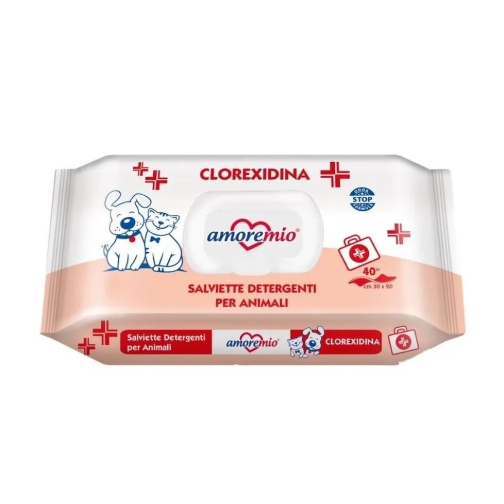 Toallitas Húmedas Clorhexidina Amoremio (40uds)