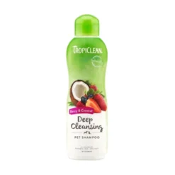 TropiClean Champú Limpieza Profunda con Frutos Rojos y Coco