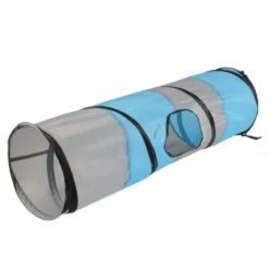 Tunel para Gatos Flamingo Gris y Azul