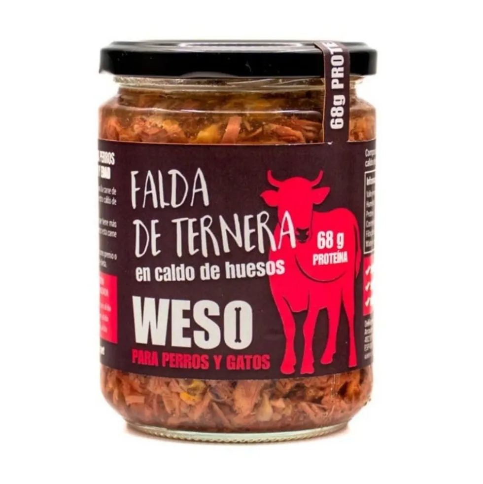 Weso Falda de Ternera en Caldo 400g