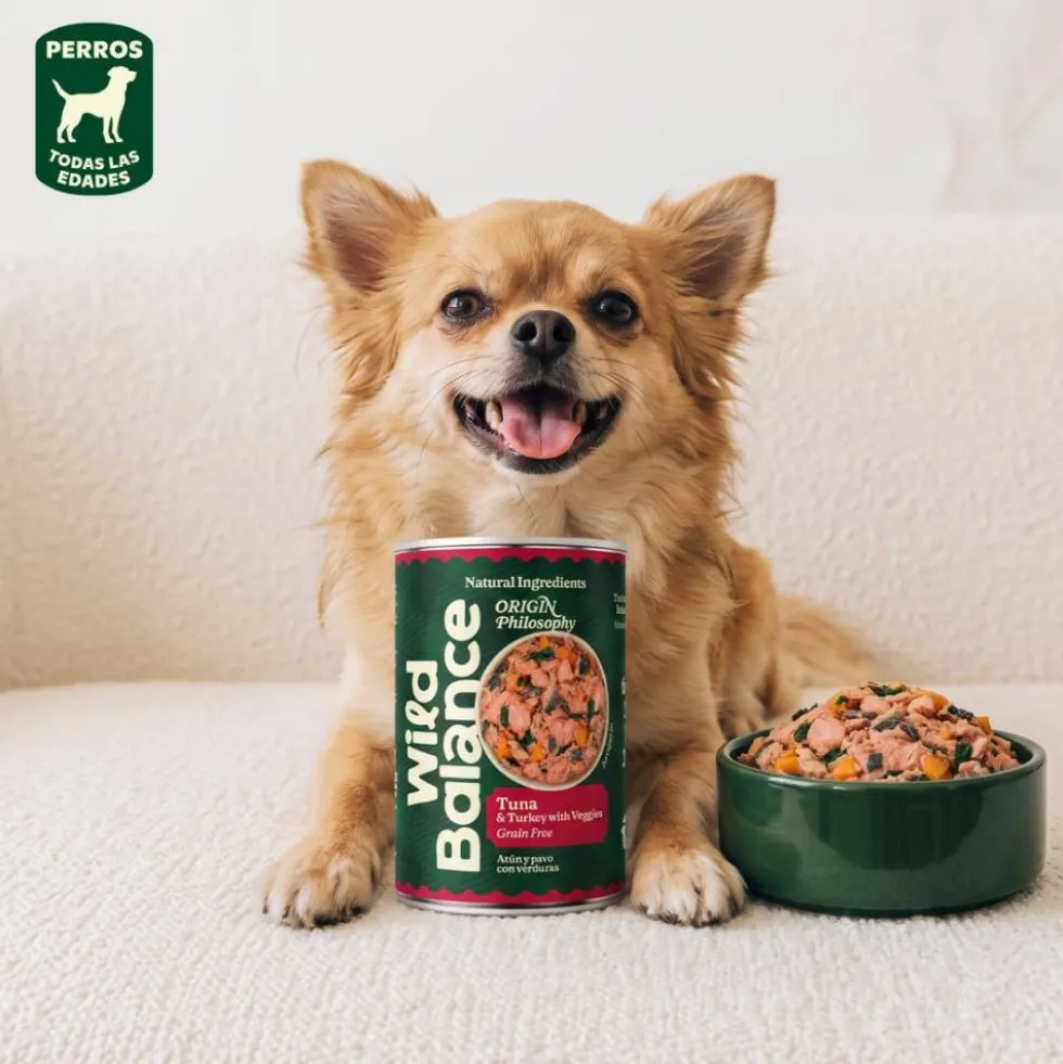 Wild Balance Comida Húmeda Cocinada de Atún y Pavo para Perro