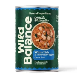 Wild Balance Comida Húmeda Cocinada de Cerdo y Merluza para Perro