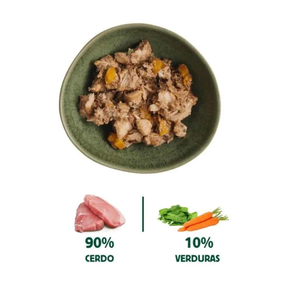 Wild Balance Comida Húmeda Cocinada de Cerdo para Perro