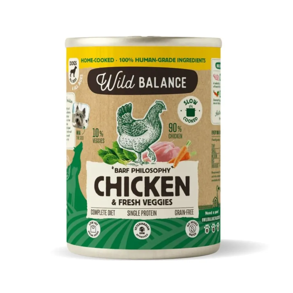 Wild Balance Comida Húmeda Cocinada de Pollo para Perro