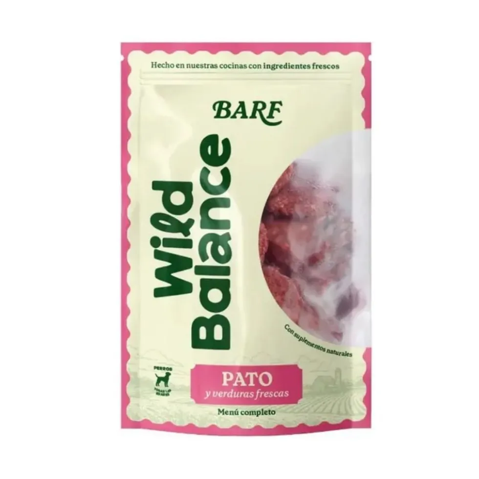 Wild Balance Dieta BARF Pato con Verduras para Perro