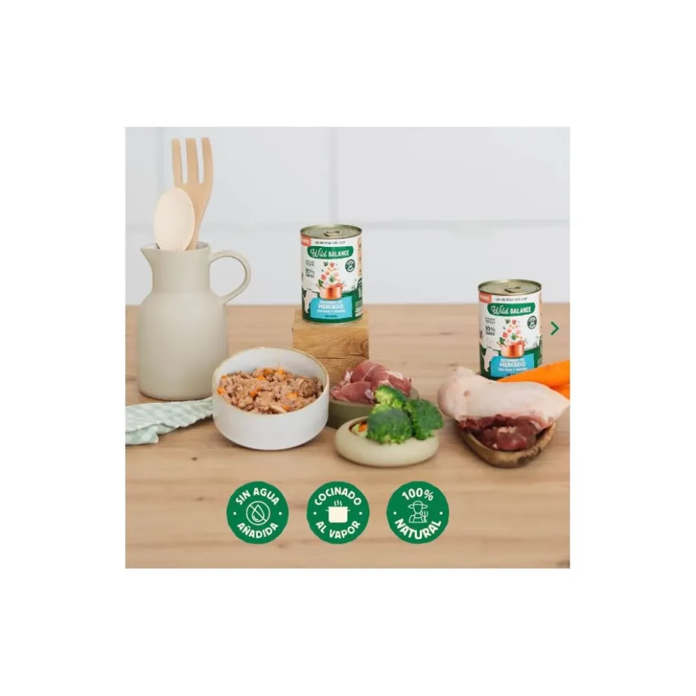 Wild Balance Lata Estofado de Pavo y Ternera 400g Perro