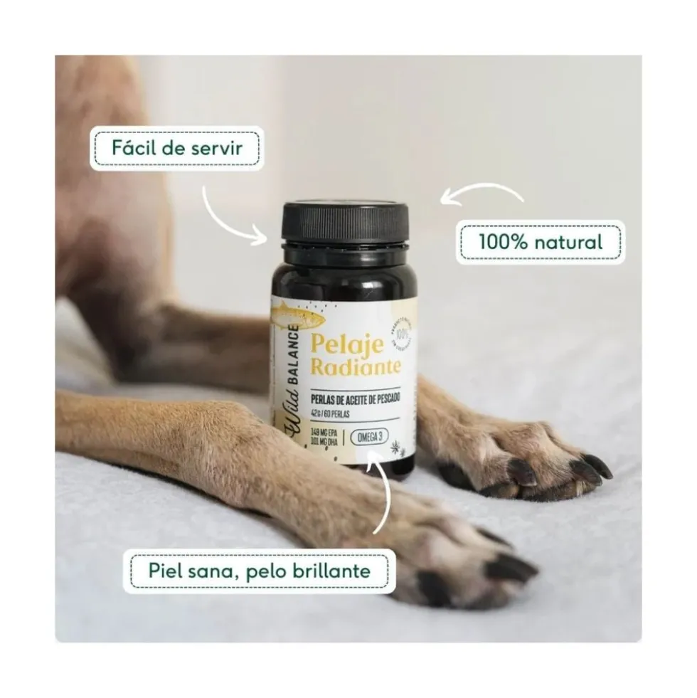 Wild Balance Pelaje Radiante (Cápsulas omega 3)
