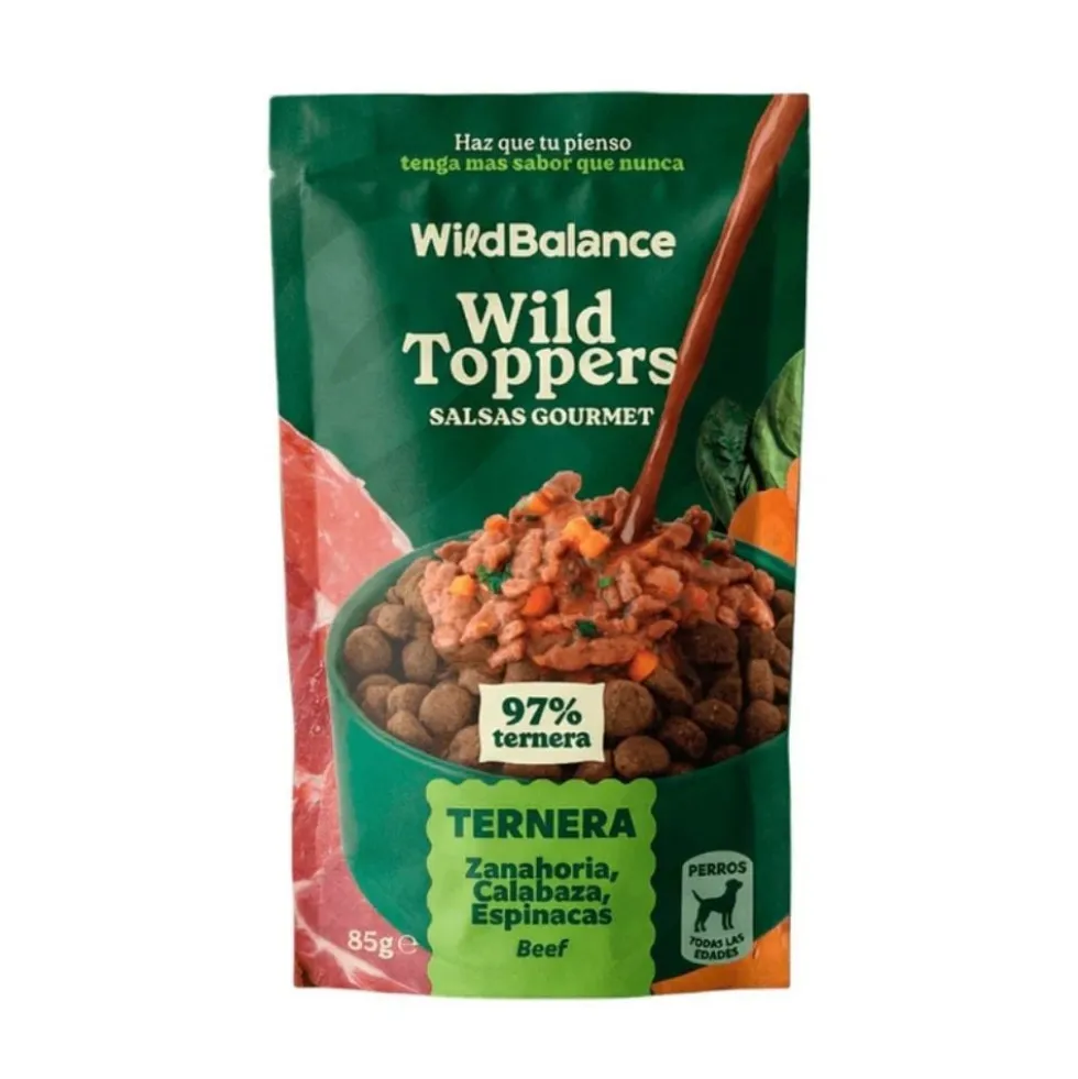 Wild Balance Topper Salsa Gourmet de Ternera para Perro