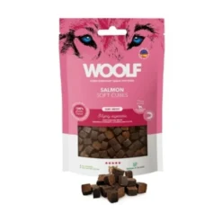 Woolf Cubitos de Salmón Semihúmedo para Perros