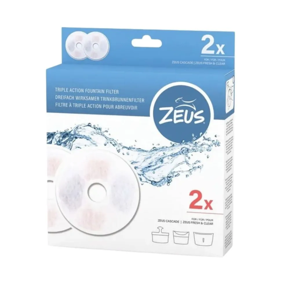 Zeus Filtros para Fuente Oasis (2 uds)