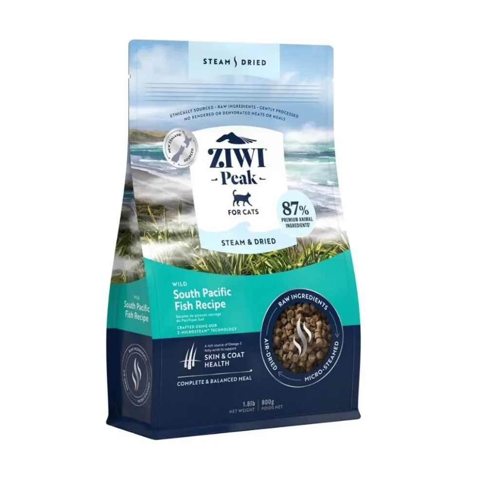 Ziwi Peak Steam & Dried Pienso No Extrusionado de Pescado para Gato